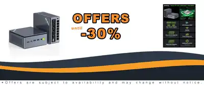 GMKtec Mini PC Gaming AMD Ryzen 7 PRO 6850U 32GB 1TB SSD