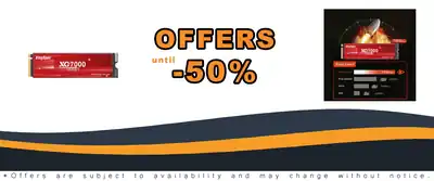 KingSpec XG7000 1TB NVMe SSD - Gaming PC, Laptop, PS5 Compatible