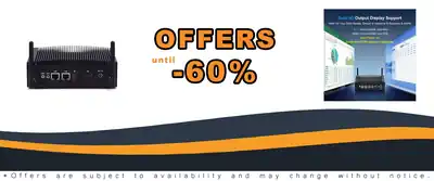 Weidian Mini Fanless Industrial PC 16GB 512GB SSD i5 8350U Win11 Pro